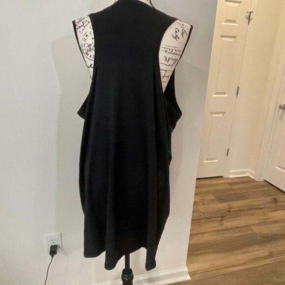 ATHLETA MIDI TANK DRESS UPF 50 POCKETS BLACK SZ XXL TENNIS/PICKLEBALL NORMCORE - Picture 2 of 16
